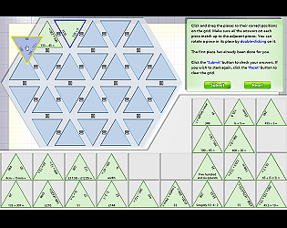 Triangular Maths Puzzle Draft - Other - https://apktopone.com